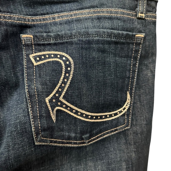 Rock & Republic Stella Women’s Jeans Size 32 • Waist 36 x Inseam 34 Dark Wash 💙 - Picture 4 of 8